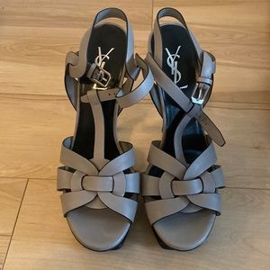 YSL PLATFORM shoes worn once - like new